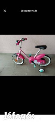 14-es btwin lány kerékpár 