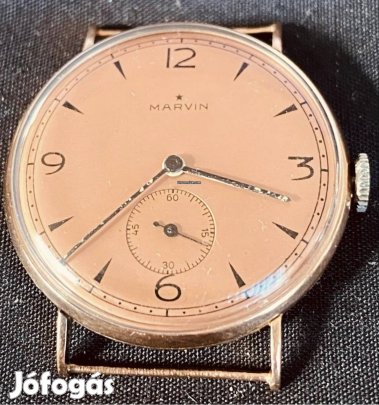 14 karátos arany férfi Marvin karóra