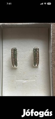 14 karátos fehéarany fülbevaló
