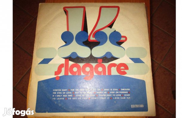 14 sláger román zene bakelit hanglemez eladó