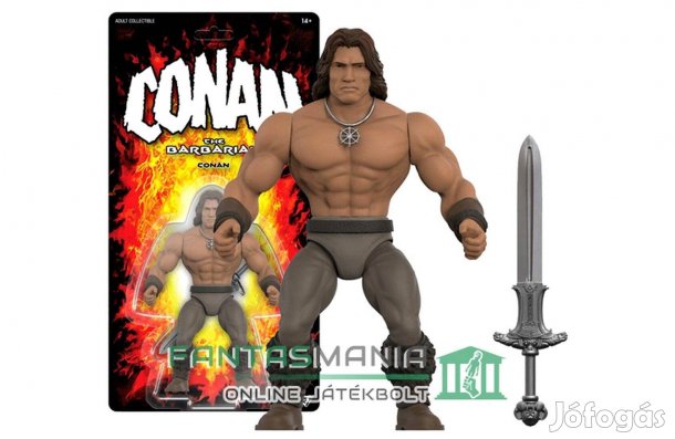 14cm Conan the Barbarian 1982 Arnold Schwarzenegger Barbár figura