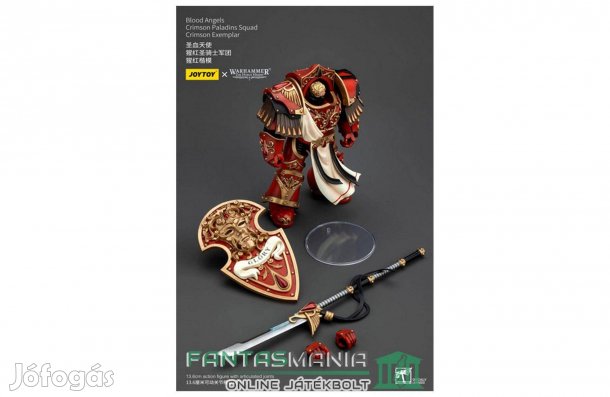 14cm Warhammer 40k figura 1/18 Horus Crimson Paladin Crimson Exemplar