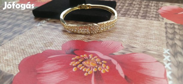 14k aranyozott görög mintás köves alkalmi karkötő 