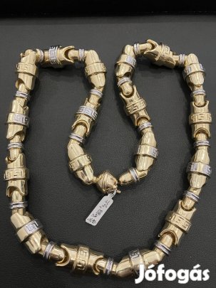 14k magyar aranylánc garanciával, baraka barakka sauro versace