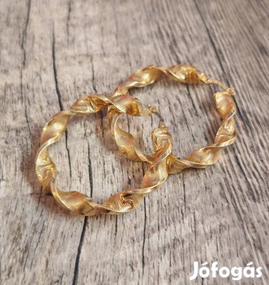 14k magyar fémjelzett arany fülbevaló 
