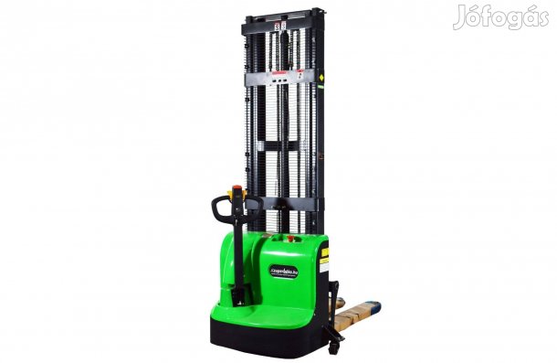 1500KG/4M Gyalogkíséretű magasemelő raklapemelő targonca