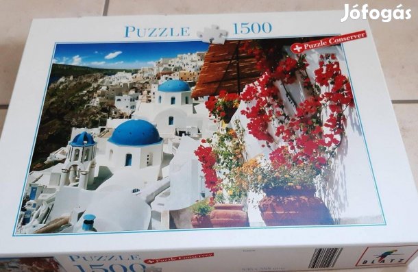 1500 darabos Blatz puzzle, Santorini