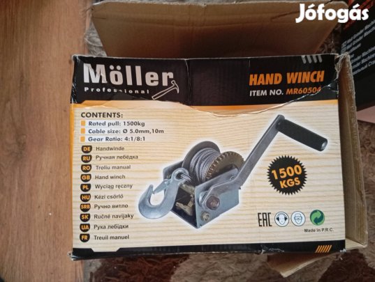 1500 kg kézi csörlő 