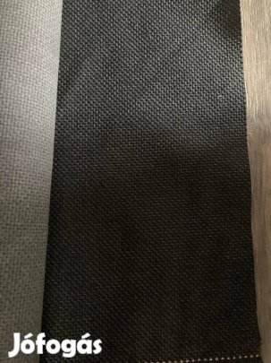 150*400-as sötétszürke kárpitszövet egyben Új