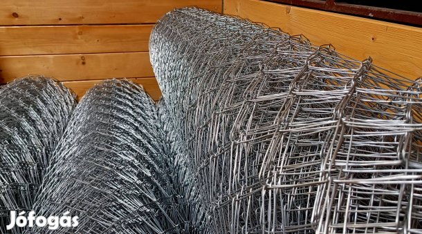 150 cm Drótkerítés - drótfonat kerítés, vadháló, drótháló, oszlop
