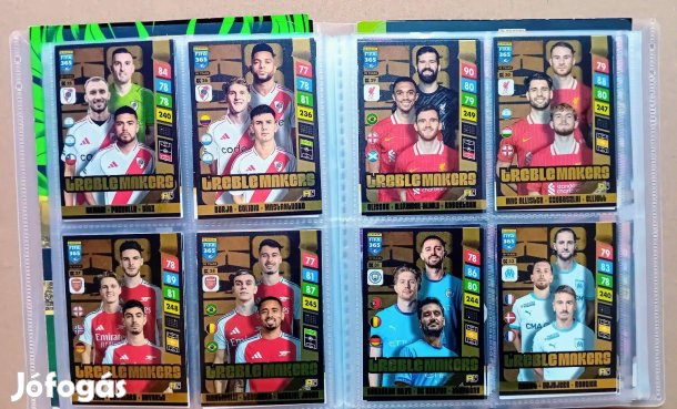 150 darab focis kártya Panini FIFA 2025 Upgrade kiegészítő kártyák