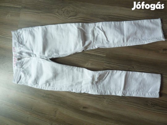 152-es kislány fehér nadrág