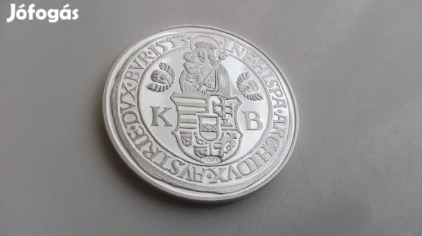 1553-as ezüstözött Tallér után verete emlékérem szép db
