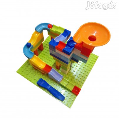 156 elemes golyópálya, bolyongolyó élmény LEGO méretben