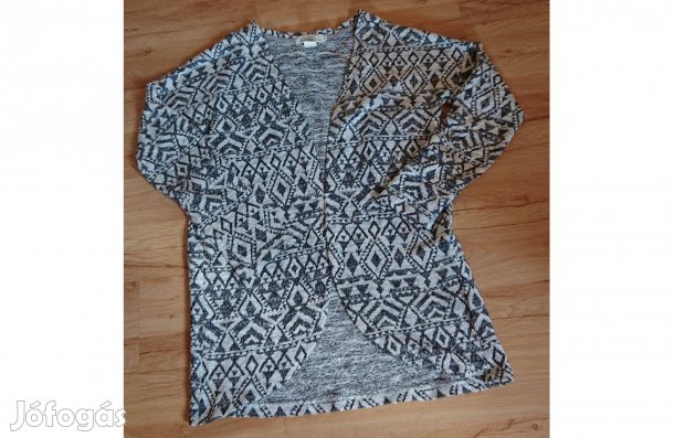 158-164-es H&M L.O.G.G. kötött kardigán - mérve