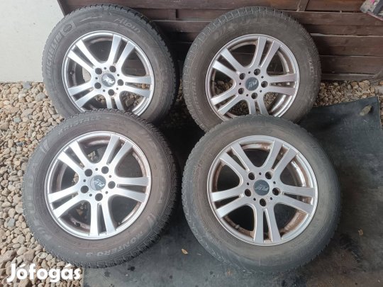 15" 5x110 Gyári Opel alufelni téli gumival eladó!