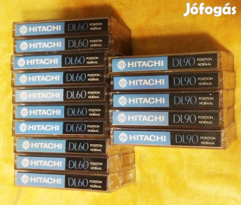 15 darab Hitachi DL60-90 perces kazetták eladók!