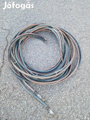 15 m hegesztőtömlő  oxigén és acetilén visszaégésgátlókkal
