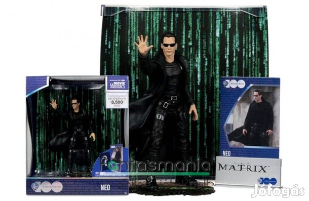 15cm Matrix Keanu Reeves Neo figura klasszikus 1999 Matrix megjelenés