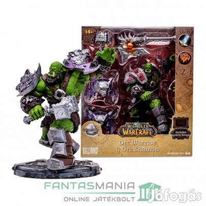 15cm World of Warcraft figura Orc Ork Shaman Warrior figura - Common