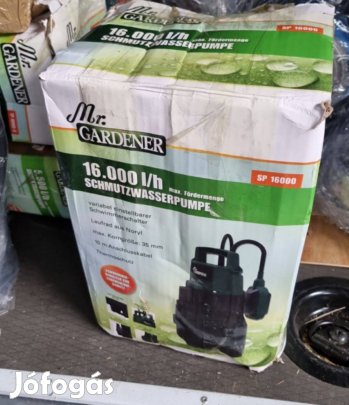 16000liter/óra vízhozammal merülő szennyvízszivattyú, búvárszivattyú