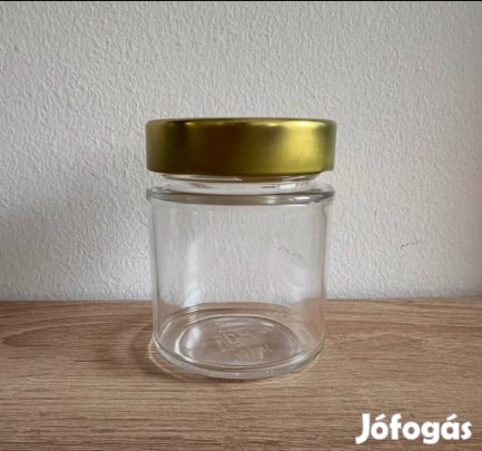 160ml Premium befőttesüvegek kupakkal!