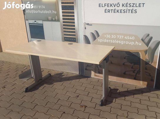 160x75cm íróasztal, számítógépasztal, juhar színű - használt asztal