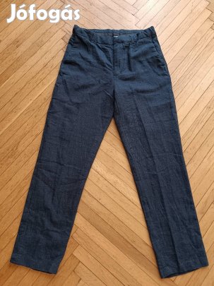 164 H&M fiú alkalmi sötétkék hosszú nadrág 