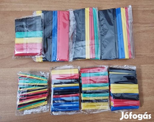 164 db Hőre zsugorodó cső zsugorcső készlet