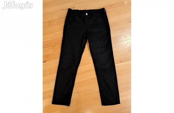 164-es H&M fekete Slim fit farmernadrág