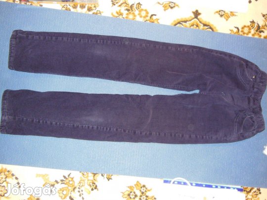 164-es, Téli, bélelt, gumis derekú kord nadrág, vékony lánynak