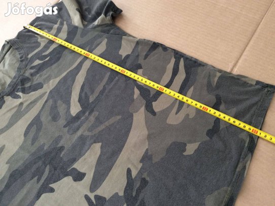 164-es póló terepmintás rövid ujjú fiú póló Alnwick