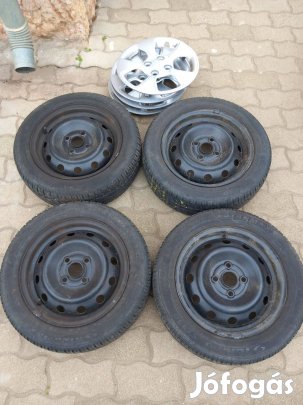 165/60 R14 Nyári gumi szett felnivel és tárcsával