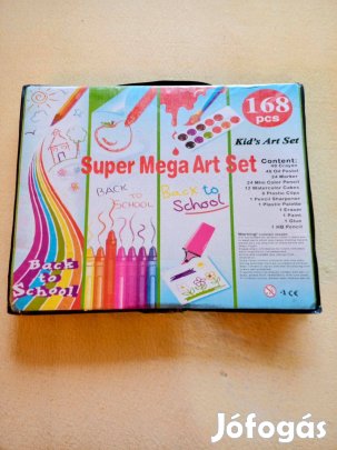 168 darabos kreatív művész készlet gyerekeknek
