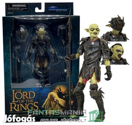 16-18 cm Gyűrűk Ura Lord of the Rings figura Moria Orc Ork Diamond Sel