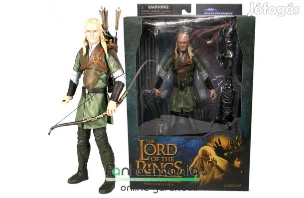 16-18 cm-es Gyűrűk Ura Lord of the Rings figura Legolas Diamond Select