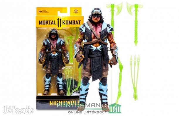 16-18cm Mortal Kombat 11 figura - Nightwolf / Night Wolf