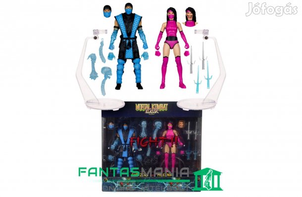 16-18cm Mortal Kombat Klassic figura - Szubzero / SUB-Zero vs Milena