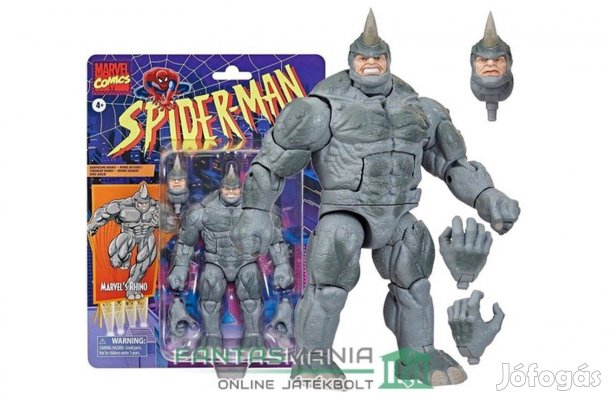 16-20cm Marvel Legends figura Animated Spider-Man Rhino