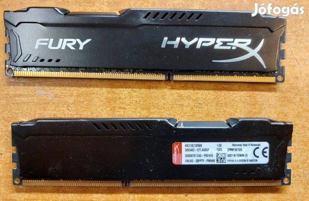 16 GB (2x8 ) Kingston Fury Hyperx RAM set kiárusítás!!!