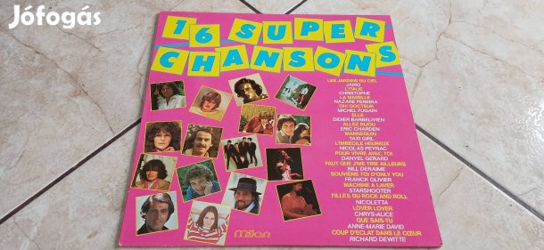 16 Super sanzon bakelit hanglemez