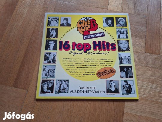 16 Top Hits - Club Top 13 - Extra 1985 Válogatás bakelit lemez lp!