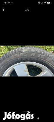 16" Enzo alufelni szett gumikkal - 5x100 (VW, Skoda, Seat, Audi)
