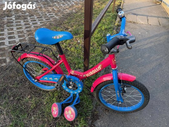 16" Kezdő Hercegnőknek ideális, újszerű gyerek kerékpár Budapesten