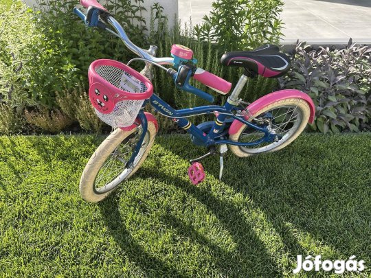 16' aluvázas B'Twin dechatlonos gyerek bicikli, kerékpár