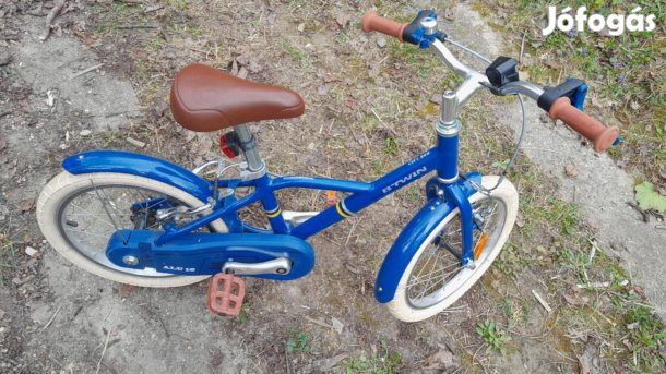 16"-os Btwincity900, aluvázas, könnyű gyerekbringa + ajándék bukósisak