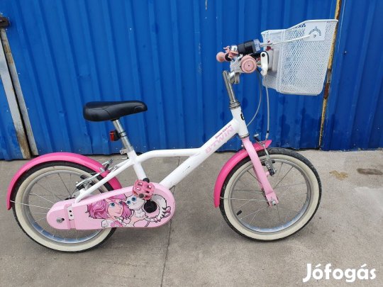 16"-os gyerekbicikli, gyerek kerékpár, kislány kerékpár eladó