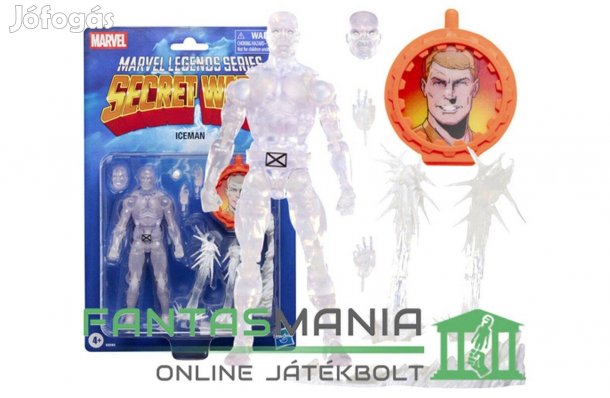 16 cm Marvel Legends 1980-90s X-Men Jégember / Iceman figura