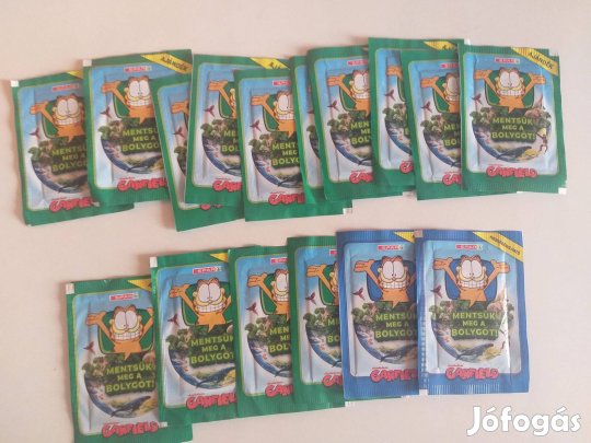 16 db Spar Garfield matrica csomag