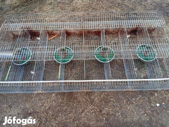16 fakkos ketrec nyúlketrec kisállatketrec szállítással